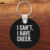 Rahiltees Co. I Can't I Have Cheer Cheerleader - B Sleutelhanger (Voorkant)