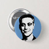 Rahm Emanuel Gear Ronde Button 5,7 Cm (Voorkant /achterkant)
