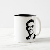 Rahm Emanuel Gear Tweekleurige Koffiemok (Voorkant rechts)