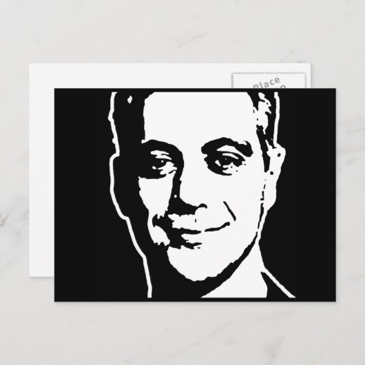 RAHM EMANUEL INK ART BRIEFKAART (Voorkant / Achterkant)