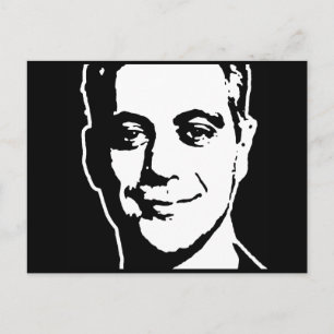 RAHM EMANUEL INK ART BRIEFKAART