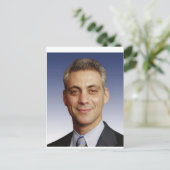 Rahm Emanuel voor burgemeester Briefkaart (Staand voorkant)