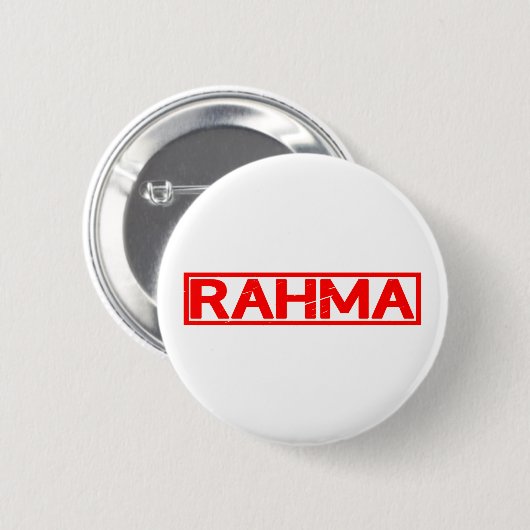 Rahma Stamp Ronde Button 5,7 Cm (Voorkant /achterkant)