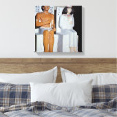 Rahotep en zijn vrouw Nofret uit Meydum Canvas Afdruk (Insitu (Slaapkamer))