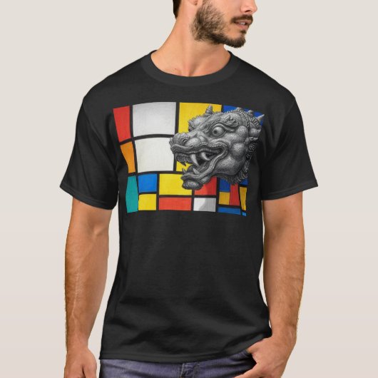 Rahu Mondrian T-shirt (Voorkant)