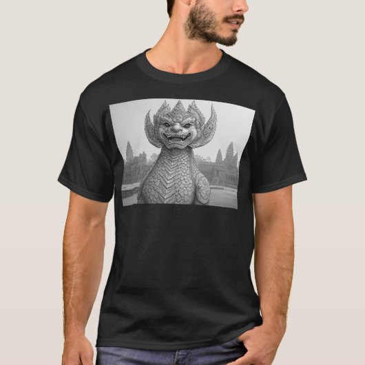 Rahu Posing Angkor Wat T-shirt (Voorkant)