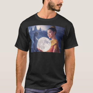 Rahu zal binnenkort de maan verslinden t-shirt
