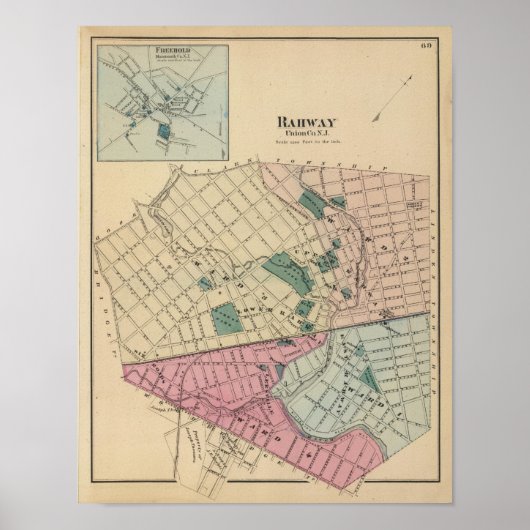 Rahway, NJ Poster (Voorkant)