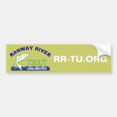 Rahway River Trout, onbeperkt Bumpersticker (Voorkant)