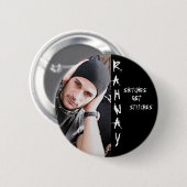 RAHWAY, Snitches, Get, Stitches Pin Ronde Button 5,7 Cm (Voorkant /achterkant)