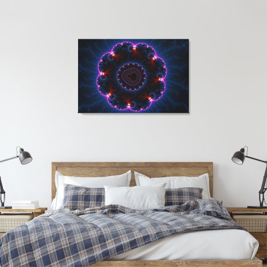 Rai - Fractal Art Canvas Afdruk (Insitu (Slaapkamer))
