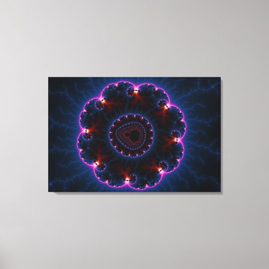 Rai - Fractal Art Canvas Afdruk (Voorkant)