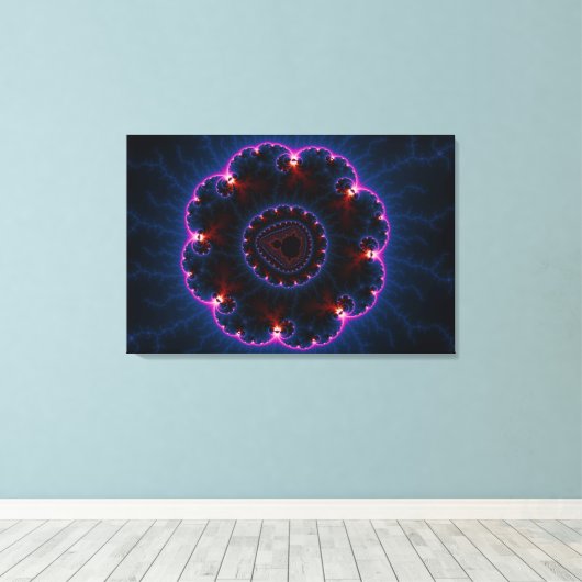Rai - Fractal Art Canvas Afdruk (Insitu (Houten vloer))