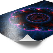 Rai - Fractal Art Foto Afdruk (Hoek)