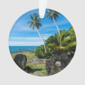 Rai Stones op Yap Island Ornament (voorkant)