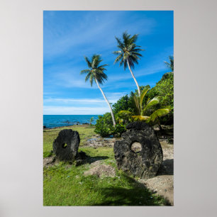 Rai Stones op Yap Island Poster