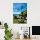 Rai Stones op Yap Island Poster (Thuiskantoor)