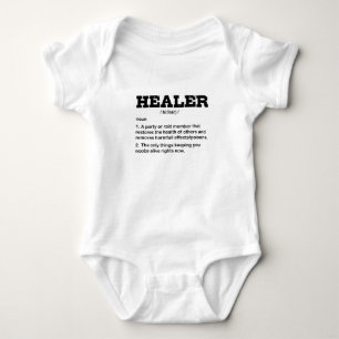 RAID HEALER Funny Gamer Video Gamer Girl Romper