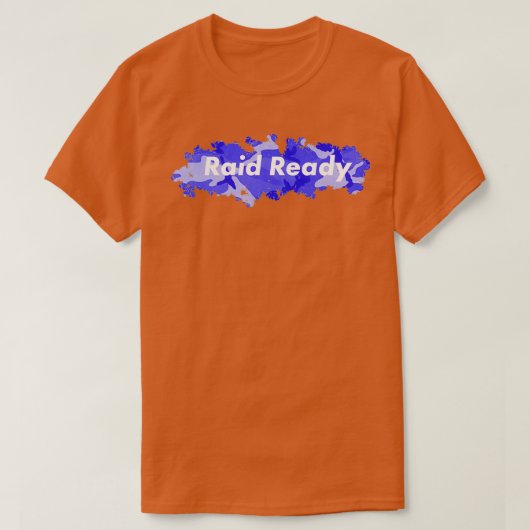 Raid Ready Mod Blue 2 T-shirt (Design voorkant)