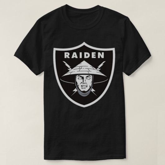 Raiden in Raiders logo Essential T-Shirt (Design voorkant)
