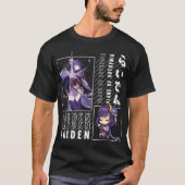 Raiden Shogun Vliegtuig van Euthymia Genshin Impac T-shirt (Voorkant)