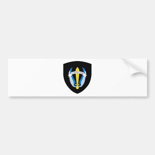 Raider Forces Emblem Griekenland Bumpersticker (Voorkant)