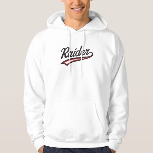 Raider Naamontwerp – Power & Strength Stijl Hoodie (Voorkant)