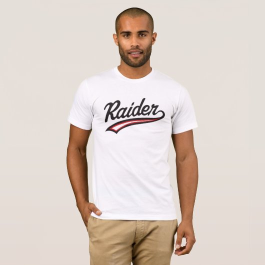 Raider Name Design – Power & Strength Style T-shirt (Voorkant volledig)