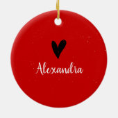 Raider Red and Black Home Sweet Home - Texas Keramisch Ornament (Achterkant)