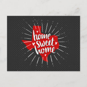 Raider Red en Black Home, Sweet Home - Texas Briefkaart