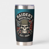 Raider’s Wasteland 20oz Tumbler Geïsoleerde Drinkbeker (Achterkant)