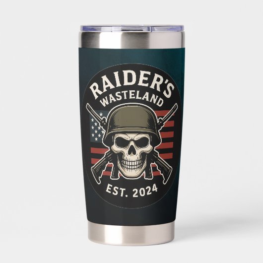 Raider’s Wasteland 20oz Tumbler Geïsoleerde Drinkbeker (Voorkant)