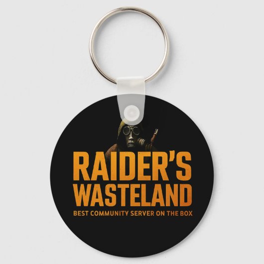 Raider’s Wasteland Logo Best Server Keychain (Achterkant)