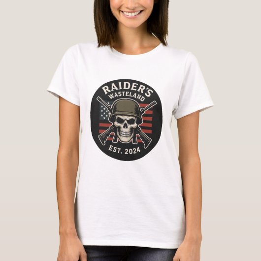 Raider’s Wasteland Official Logo Women’s TShirt (Voorkant)
