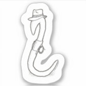 Raider van de verloren grond sticker (Voorkant)