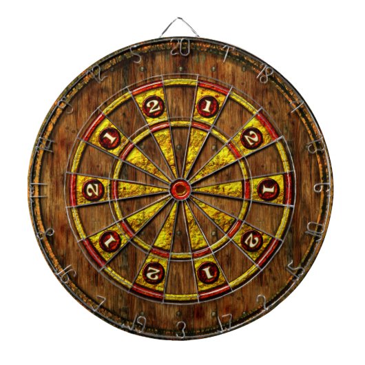 Raiders 6 Dart Board Dartbord (Voorkant)