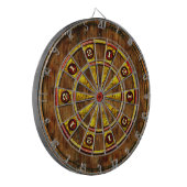 Raiders 6 Dart Board Dartbord (Voorkant Links)