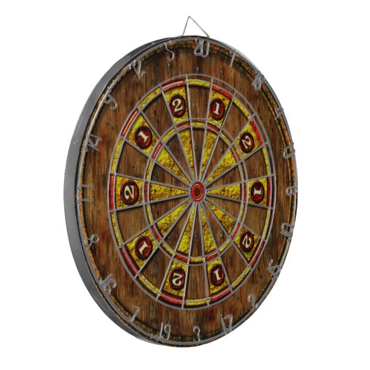 Raiders 6 Dart Board Dartbord (Voorkant Links)