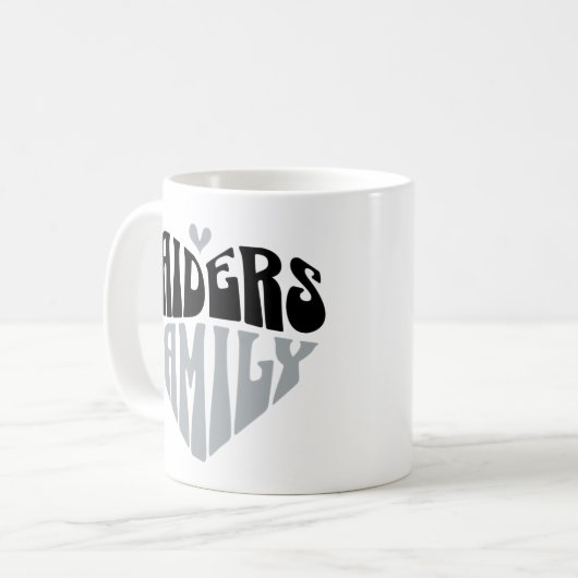 Raiders Family Fan Gift Koffiemok (Voorkant links)