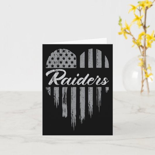 Raiders Heart Name Mannen Vrouwen Meisje Kind Kaart (Gele Bloem)