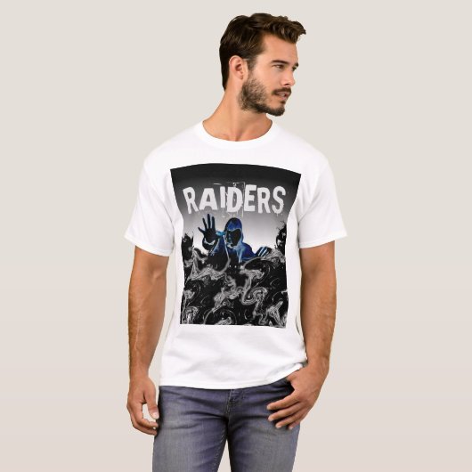 RAIDERS Mannen Basic T-Shirt (Voorkant volledig)