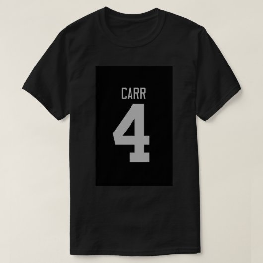 RAIDERS "DEREK CARR" 4 iPhone Case T-shirt (Design voorkant)