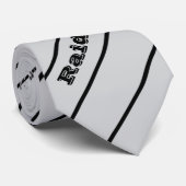 Raiders Sport Team NeckTie Stropdas (Opgerold)