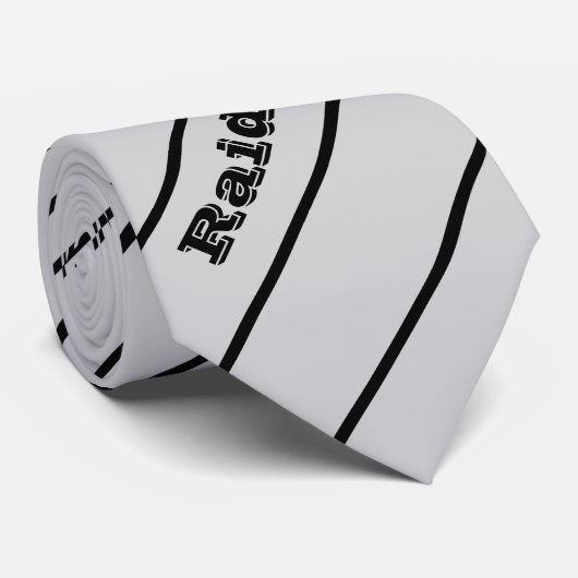 Raiders Sport Team NeckTie Stropdas (Opgerold)