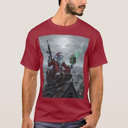 Raider's Wasteland Skelly Sinterklaas Shirt (Voorkant)