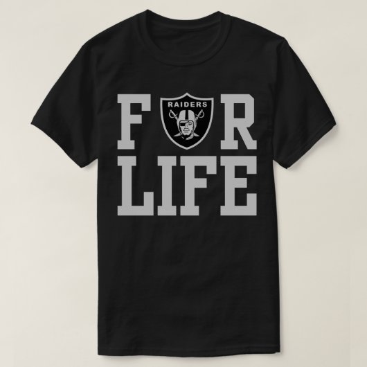 Raiders zijn voor het leven Hoodie T-shirt (Design voorkant)