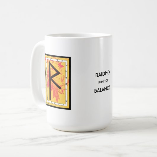 Raidho Rune Mok – Balans! (Voorkant links)