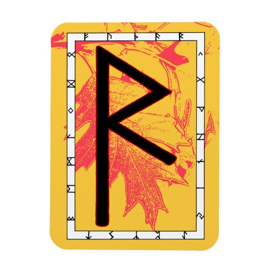 Raidho Viking Rune Magnet - Balans! Magneet (Verticaal)