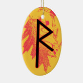 Raidho Viking Rune Yule Ornament - Balans! (Rechts)