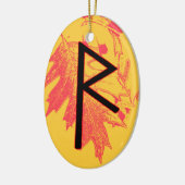 Raidho Viking Rune Yule Ornament - Balans! (Links)